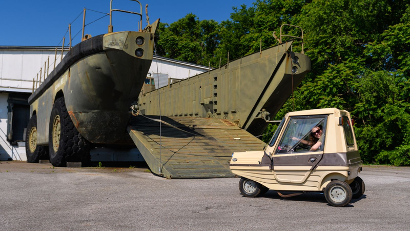 Our own Steph got to drive it, too!